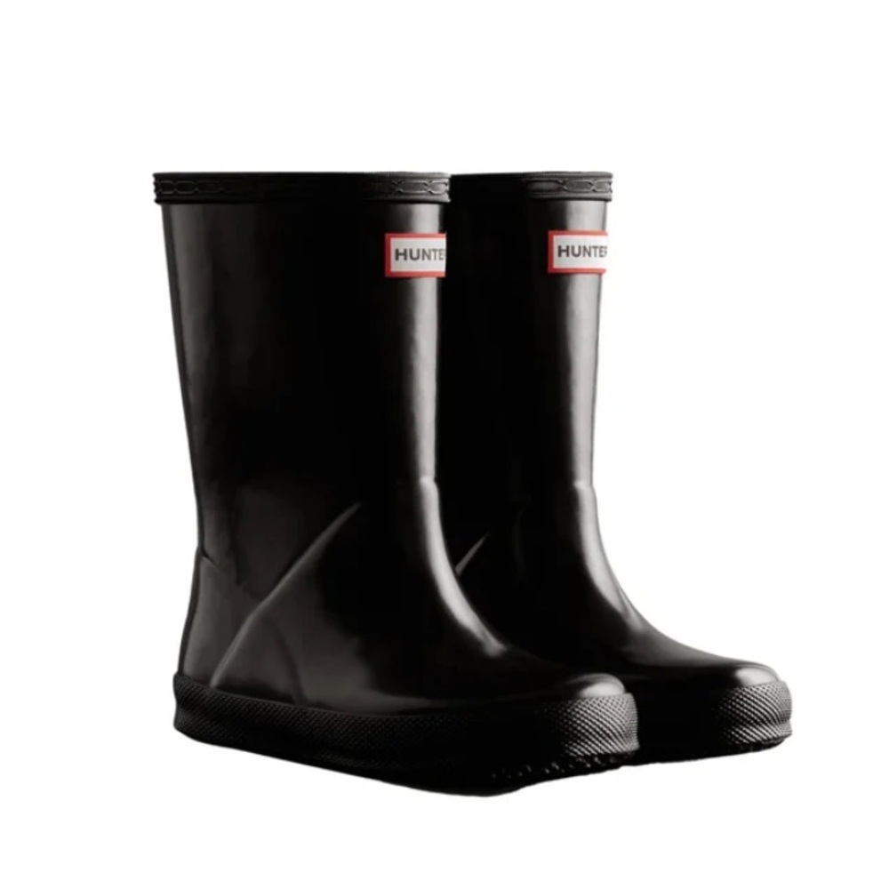 Hunter Kids First Gloss Rain Boots size 9